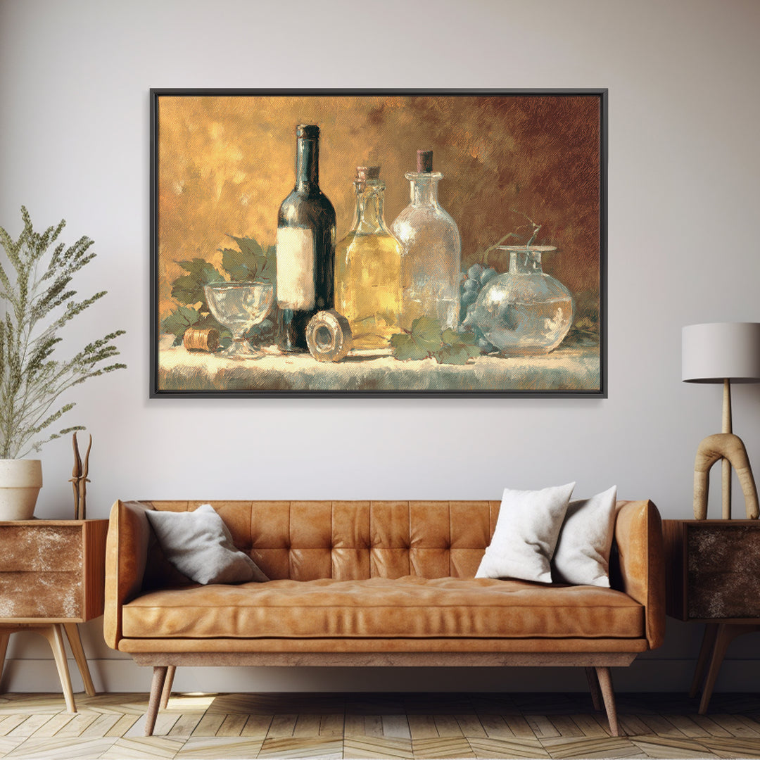 Mediterranean Olive Branch and Citrus Arrangement Canvas Print, Dining Room Art, Printable Wall Art, Dining Room Decor, Dining, DRA-3x2-16