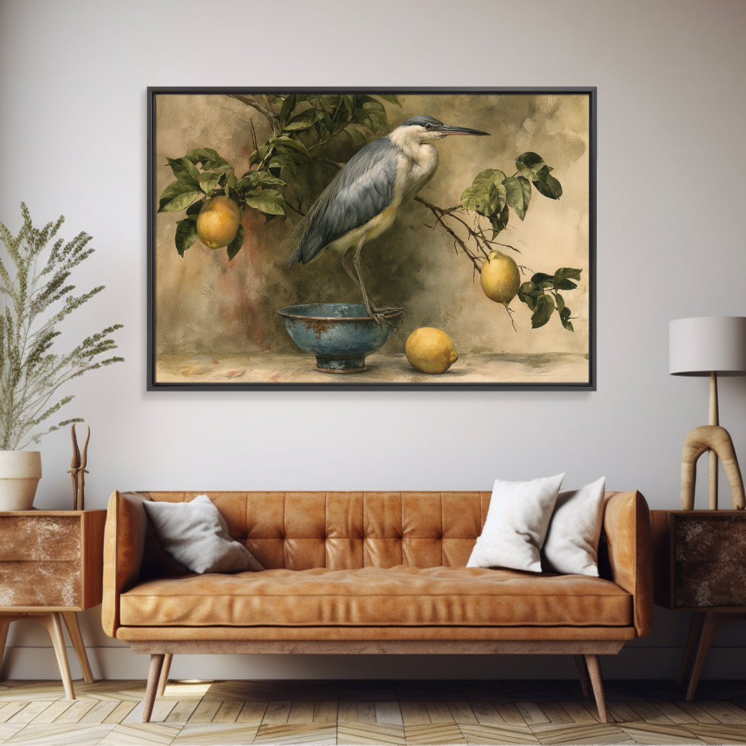 Italian Lemon Branch Canvas Print, Dining Room Art, Printable Art, Dining Room Decor, Watercolor Art, Dining, Coastal Wall Art, DRA-3x2-33