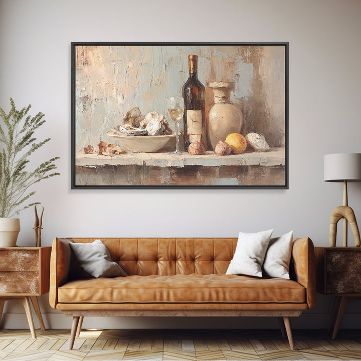 Abstract Composition in Appetite Friendly Warm Tones Canvas Print, Dining Room Art, Fall Decor, Dining Room Decor, Dining, DRA-3x2-8
