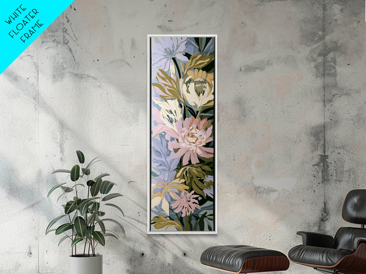 Matisse Inspired Cutouts with Botanical Details Canvas Print, Eclectic Art, Wall Art, Living Room Decor, Oil Painting, Eclectic, ECL-1x3-18