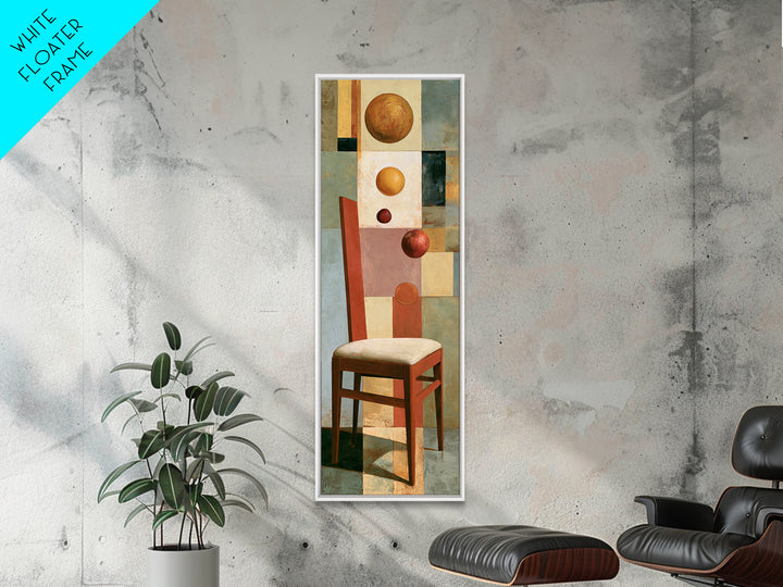 Whimsical Chair Still Life Canvas Print, Eclectic Art, Art Print, Living Room Decor, Fine Art, Eclectic, Portrait, ECL-1x3-98