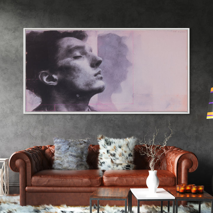 Abstract Shapes Layered Framed Canvas Print, Eclectic Art, Wall Art, Living Room Decor, Fine Art, Eclectic, Printables, ECL-2x1-24