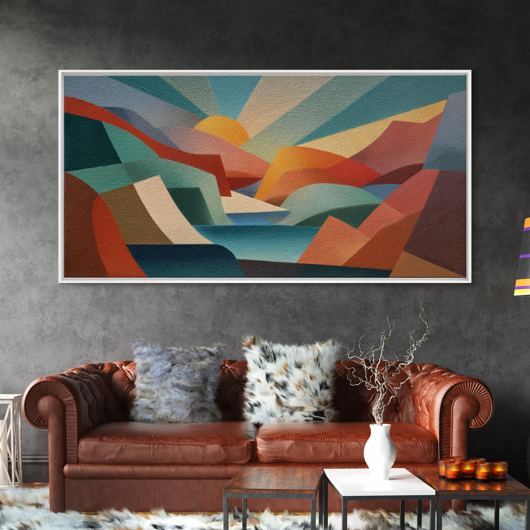 Bold Maximalist Still Life Canvas Print, Eclectic Art, Portrait, Living Room Decor, Oil Painting, Eclectic, Modern Decor, ECL-2x1-47