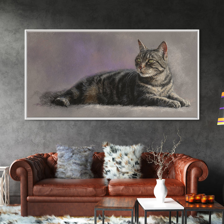 Surreal Portrait with Mismatched Patterned Clothing Canvas Print, Eclectic Art, Artwork, Living Room Decor, Fine Art, Eclectic, ECL-2x1-94