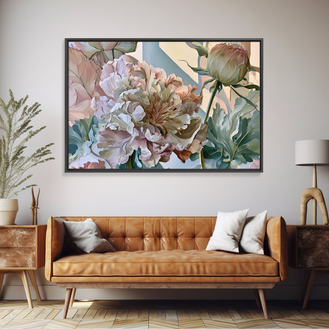Matisse Inspired Cutouts with Botanical Details Canvas Print, Eclectic Art, Unique Wall Art, Living Room Decor, Eclectic, ECL-3x2-10