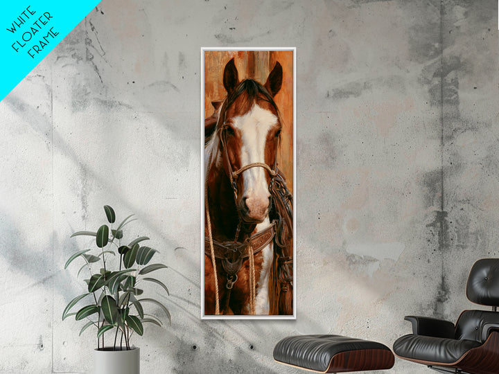 Stable Tools Arranged Like Old Master Still Canvas Print, Equestrian Art, Living Room Decor, Equestrian, Farmhouse Wall Art, EQU-1x3-11
