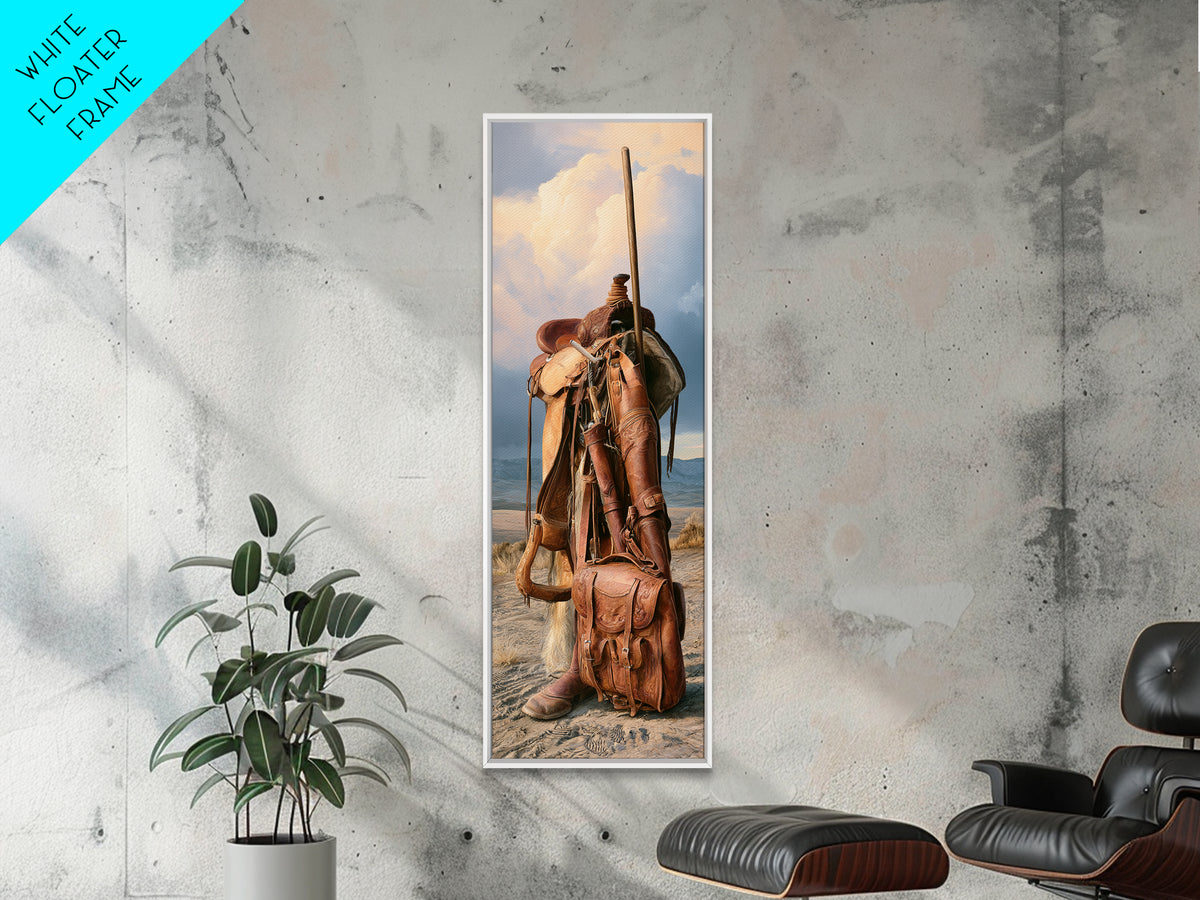 Stable Tools Arranged Like Old Master Still Canvas Print, Equestrian Art, Wall Art, Living Room Decor, Fine Art, Equestrian, EQU-1x3-35