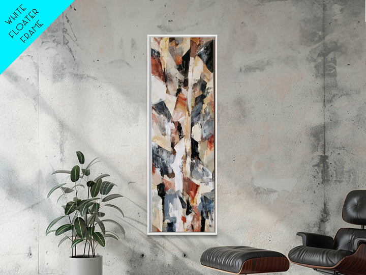 Distorted City Street Canvas Print, Expressionist Art, Minimalist Decor, Living Room Decor, Fine Art, Expression, EXP-1x3-13
