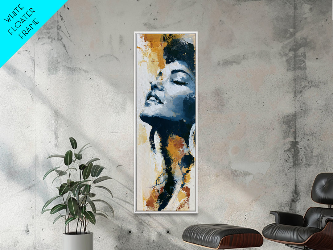 Portrait of a Singer Canvas Print, Expressionist Art, Digital Prints, Living Room Decor, Oil Painting, Expression, EXP-1x3-32