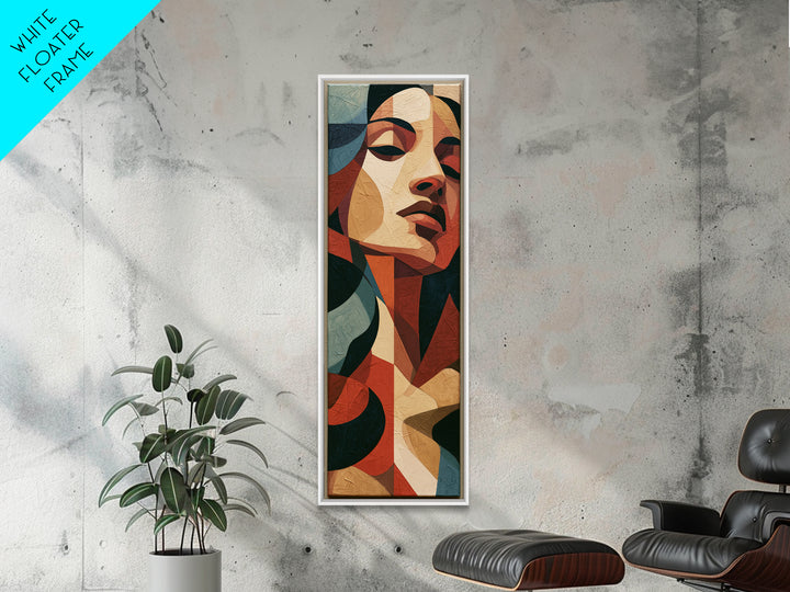 Portrait of a Singer Canvas Print, Expressionist Art, Abstract Wall Art, Living Room Decor, Expression, Gallery Wall Art, EXP-1x3-56