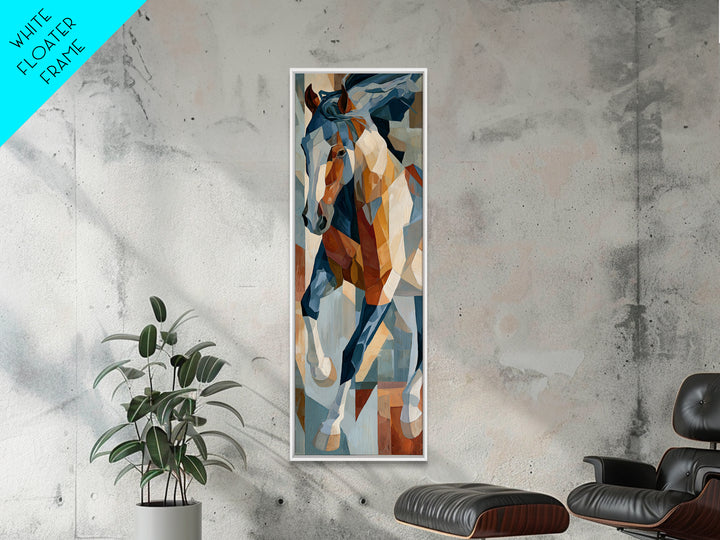 Expressionist Horse in Motion with Wild Mane Canvas Print, Expressionist Art, Modern Decor, Living Room Decor, Expression, EXP-1x3-70