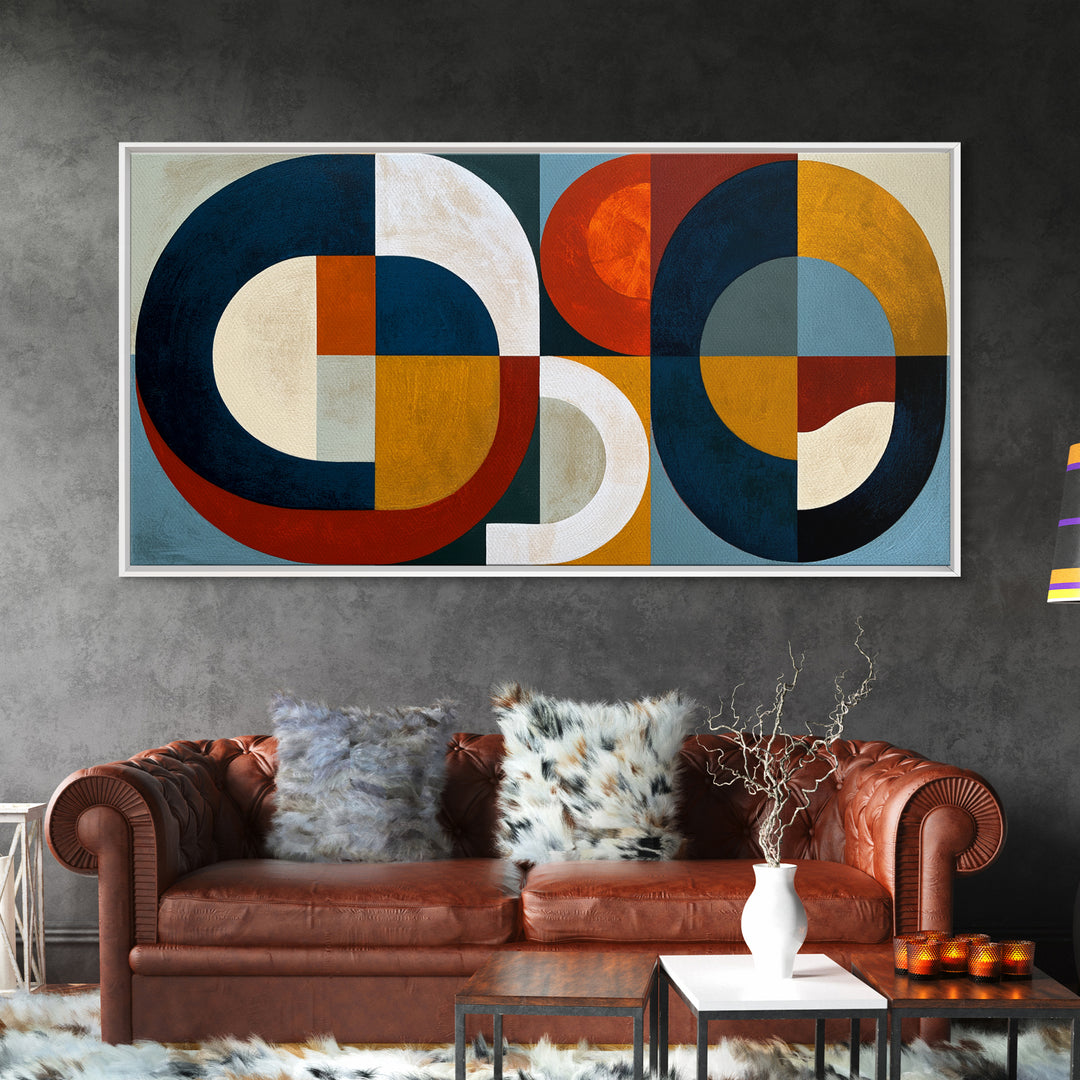 Lonely Caf Table Framed Canvas Print, Expressionist Art, Printable Wall Art, Living Room Decor, Fine Art, Expression, EXP-2x1-1