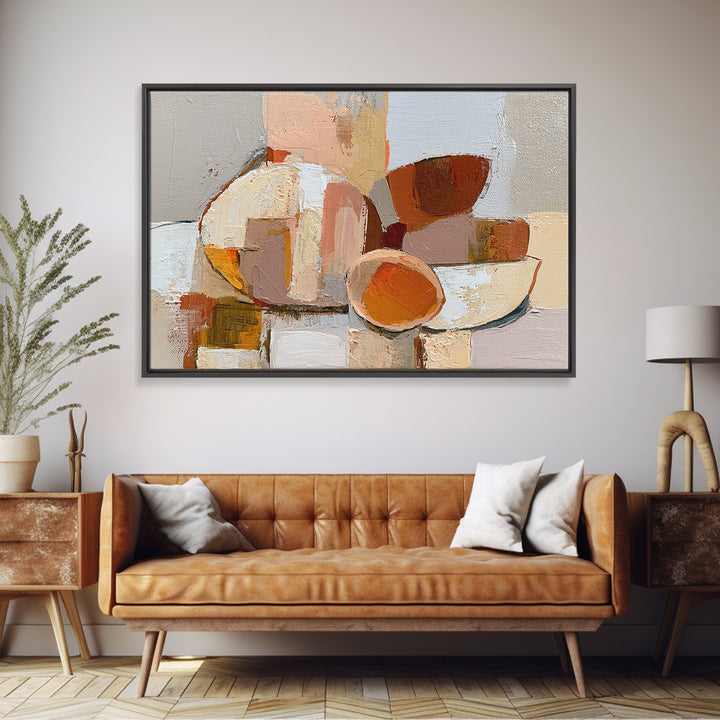 Bold Still Life of Fruit Framed Canvas Print, Expressionist Art, Gallery Decor, Living Room Decor, Fine Art, Expression, EXP-3x2-69
