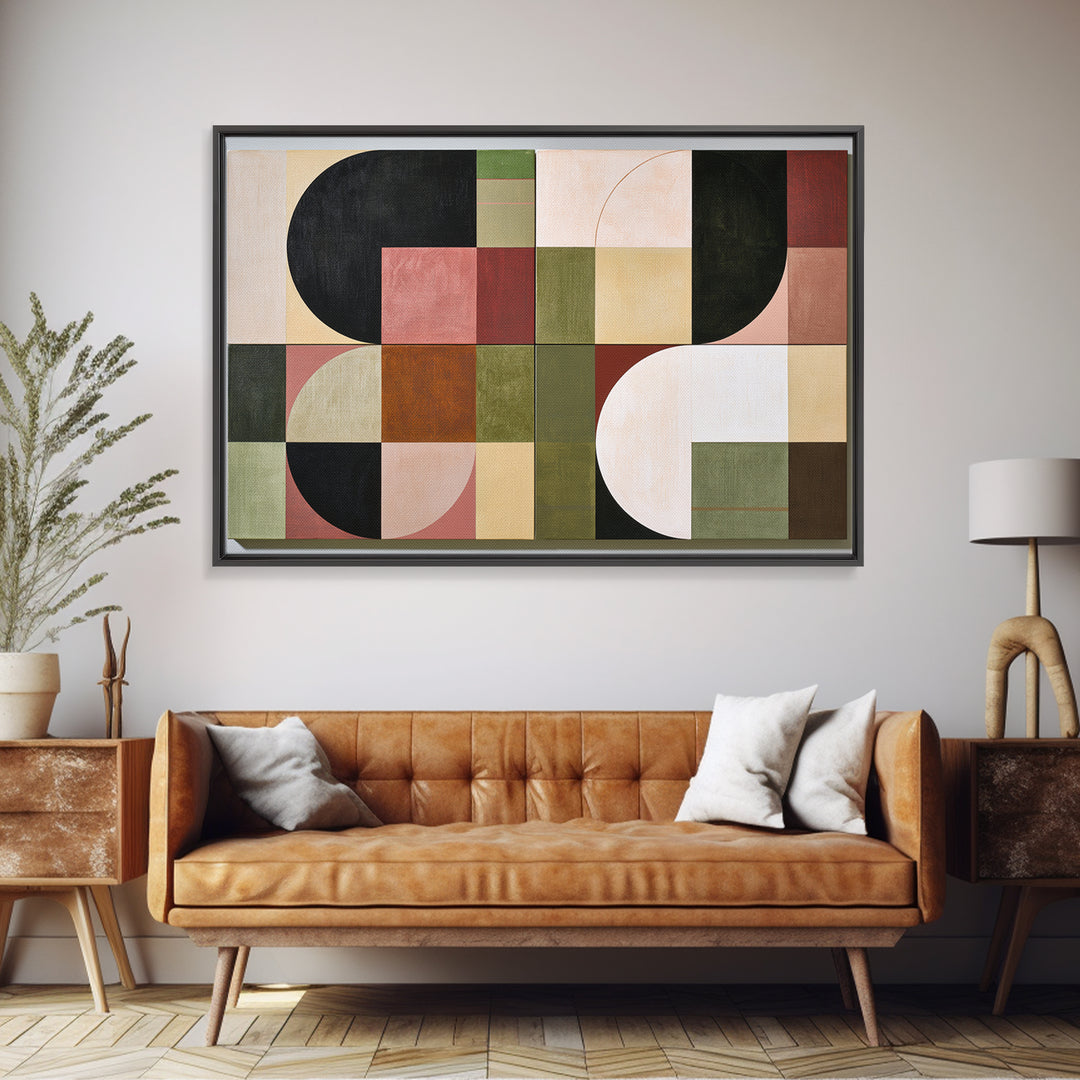 Lonely Caf Table Framed Canvas Print, Expressionist Art, Fine Art Print, Living Room Decor, Fine Art, Expression, Wall Decor, EXP-3x2-81
