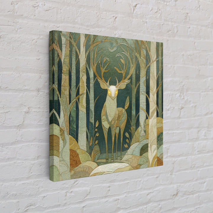 Floating Island with Waterfalls and Ancient Ruins Framed Canvas Print, Fantasy Art, Whimsical Art, Living Room Decor, Mythic, FAN-1x1-27