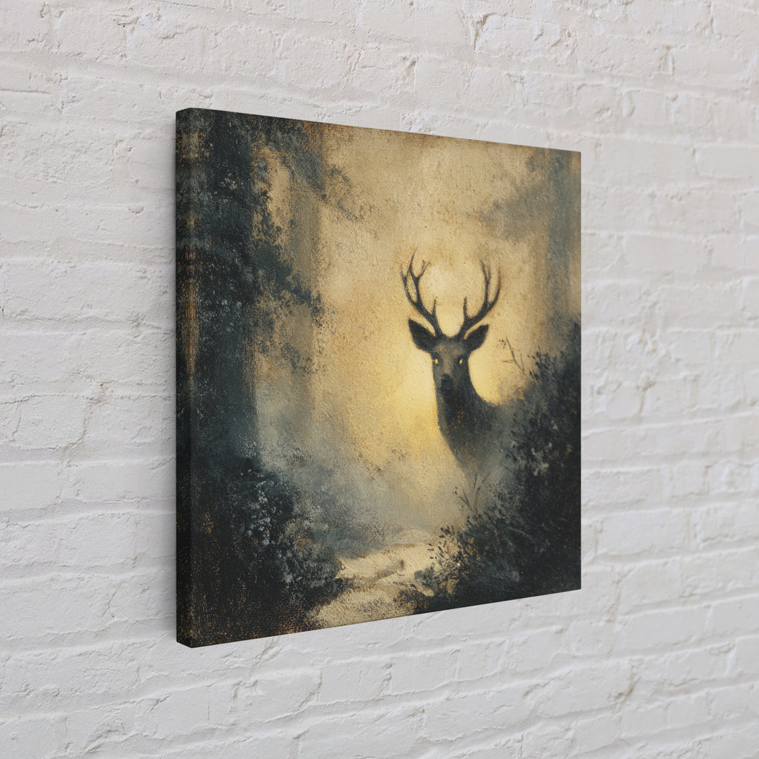 Giant Tree City Filled Framed Canvas Print, Fantasy Art, Statement Artwork, Living Room Decor, Abstract Art, Mythic, Wall Decor, FAN-1x1-33