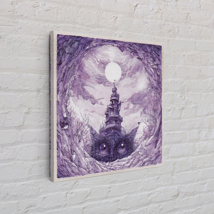 Ancient Map Landscape Canvas Print, Fantasy Art, Boho Decor, Living Room Decor, Oil Painting, Mythic, Prints, Art Prints, FAN-1x1-85