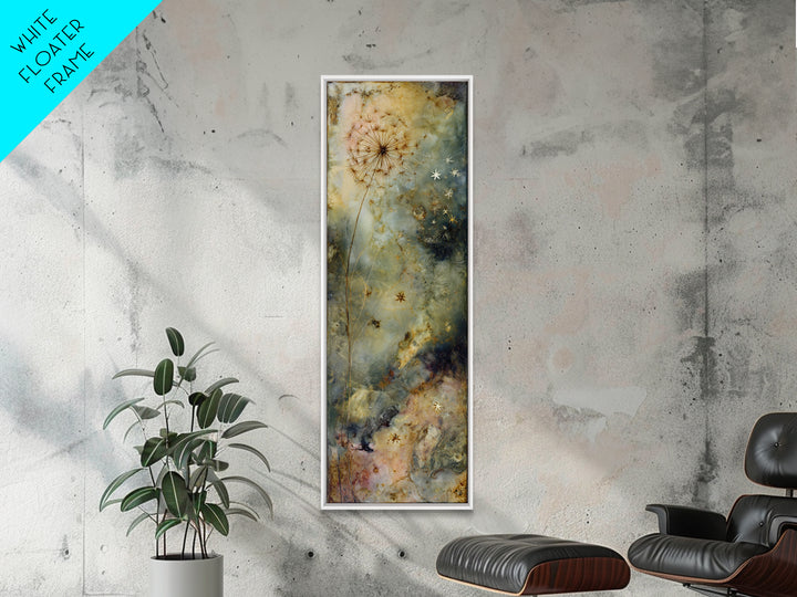 Mermaid Lagoon with Bioluminescent Water Framed Canvas Print, Fantasy Art, Luxury Decor, Living Room Decor, Fine Art, Mythic, FAN-1x3-20