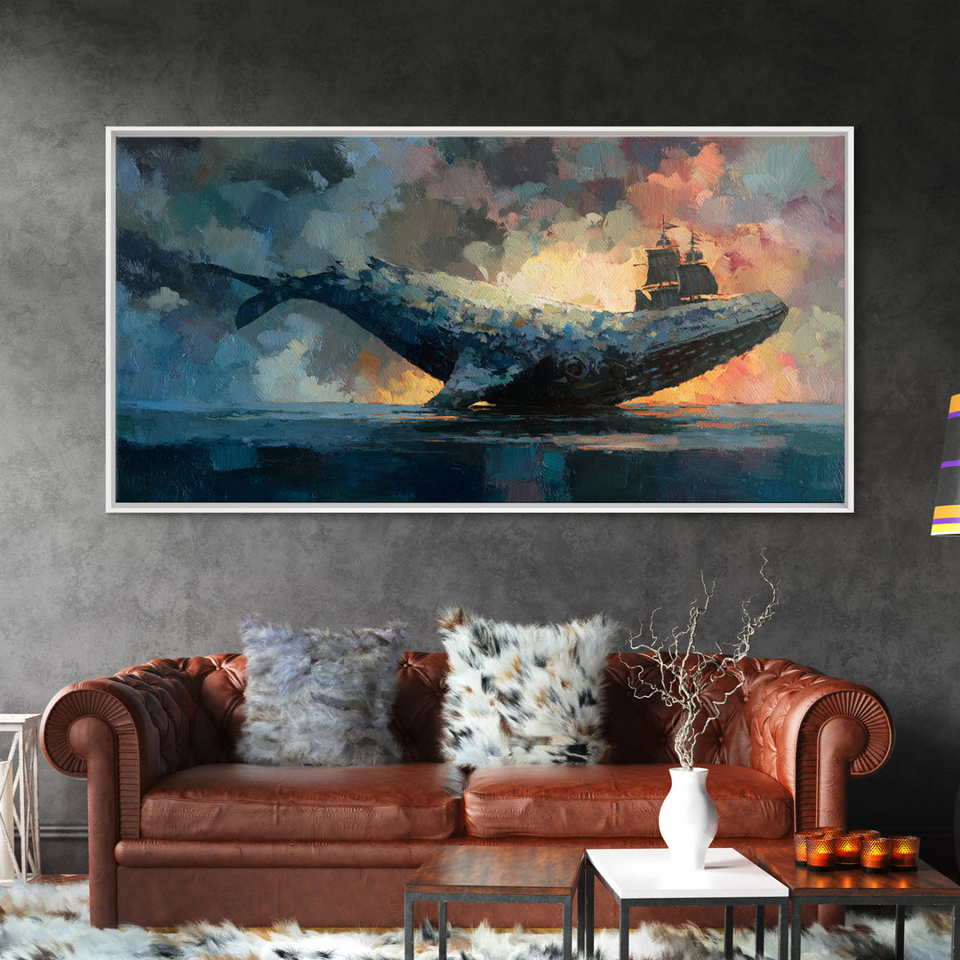 Dragon Egg Nest Framed Canvas Print, Fantasy Art, Statement Artwork, Living Room Decor, Fine Art, Mythic, Wall Decor, FAN-2x1-42