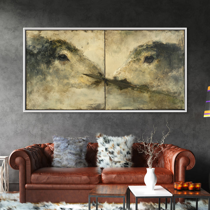Elven Queen Portrait Canvas Print, Fantasy Art, Wall Decor, Living Room Decor, Fine Art, Mythic, Whimsical Art, Gothic Art, FAN-2x1-70