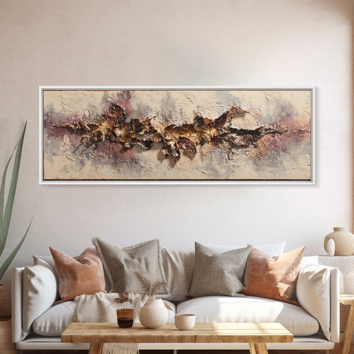 Giant Tree City Filled Framed Canvas Print, Fantasy Art, Surreal Art, Living Room Decor, Fine Art, Mythic, Luxury Decor, FAN-3x1-73