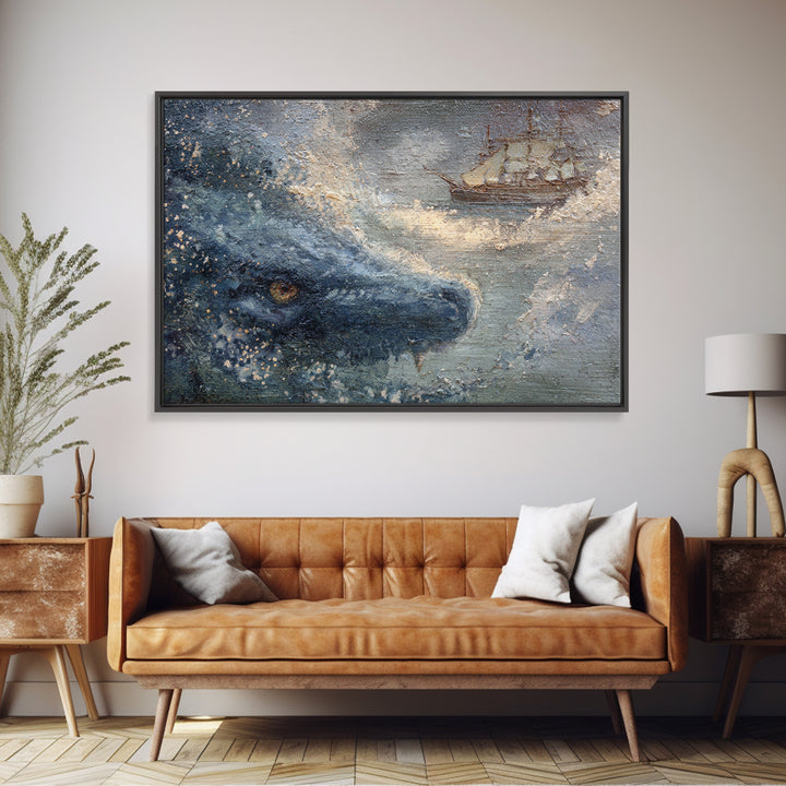 Ancient Map Landscape Canvas Print, Fantasy Art, Gothic Art, Living Room Decor, Fine Art, Mythic, Sensual Fantasy Art, FAN-3x2-17