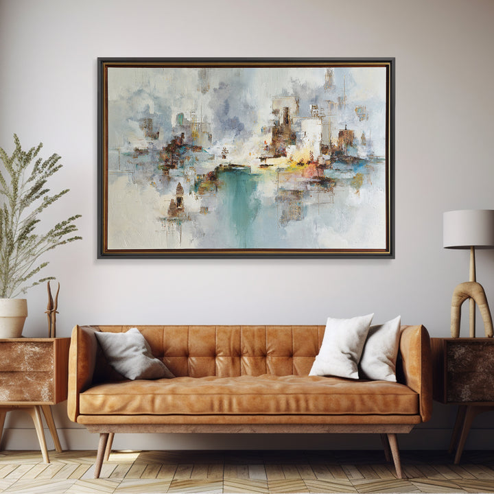 Giant Tree City Filled Canvas Print, Fantasy Art, Fantasy Wall Art, Living Room Decor, Oil Painting, Mythic, Fine Art Print, FAN-3x2-37