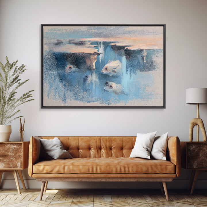 Giant Tree City Filled Canvas Print, Fantasy Art, Fantasy Wall Art, Living Room Decor, Oil Painting, Mythic, Fine Art Print, FAN-3x2-61