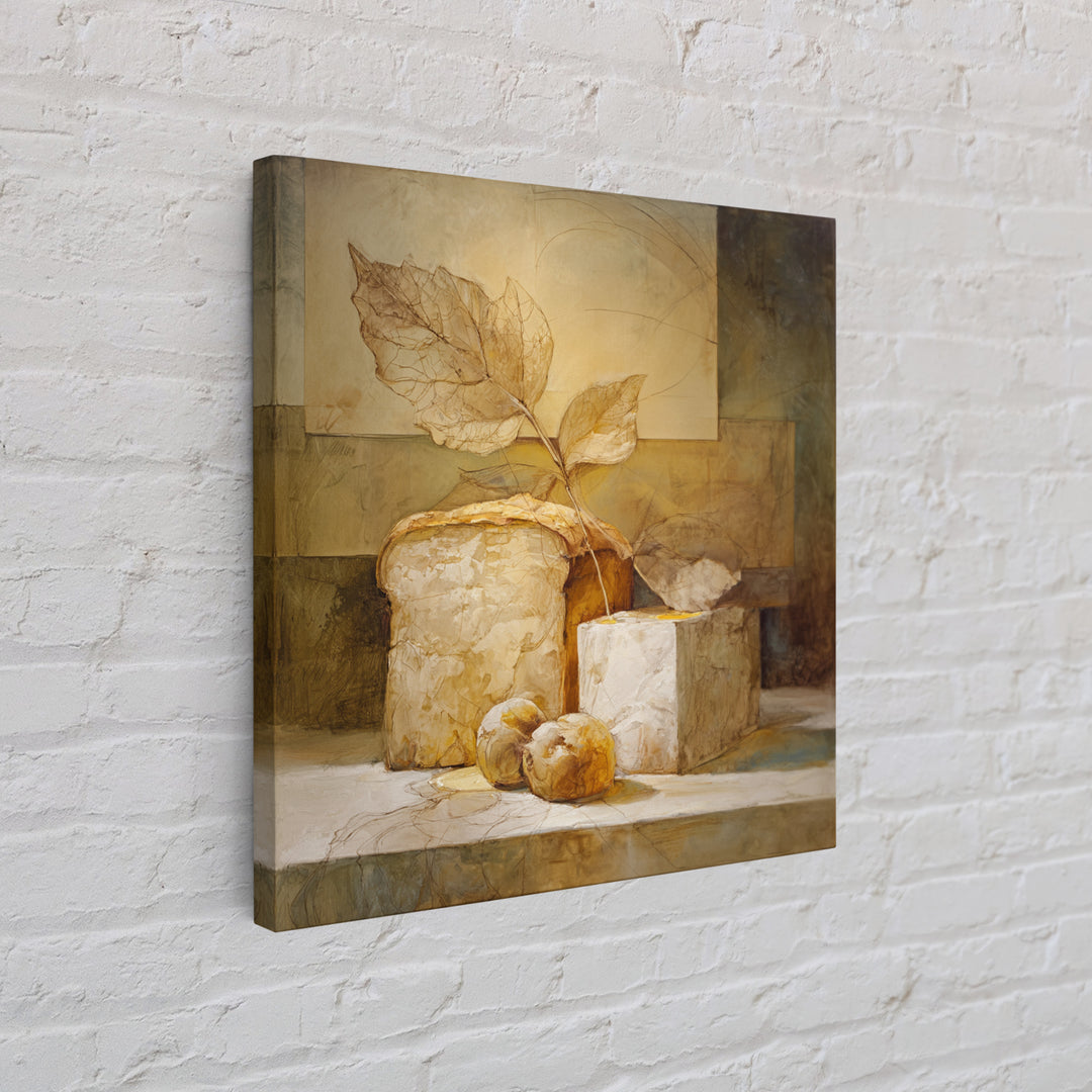 Fresh Eggs in a Wire Basket Canvas Print, Farmhouse Art, Farmhouse Wall Art, Farmhouse Decor, Oil Painting, Harvest, FAR-1x1-30