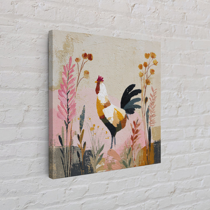 White Cow Portrait Framed Canvas Print, Farmhouse Art, Art Print, Farmhouse Decor, Fine Art, Harvest, Digital Art, FAR-1x1-73
