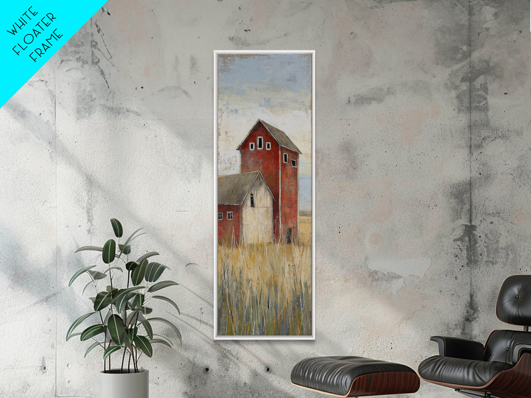 Rustic Barn in Golden Field Light Canvas Print, Farmhouse Art, Gallery Wall, Farmhouse Decor, Fine Art, Harvest, Art Print, FAR-1x3-38