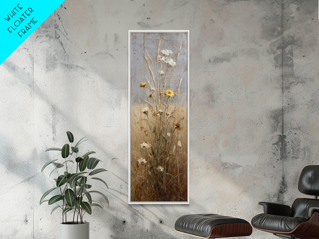 Rustic Barn in Golden Field Light Framed Canvas Print, Farmhouse Art, Neutral Decor, Farmhouse Decor, Fine Art, Harvest, FAR-1x3-62