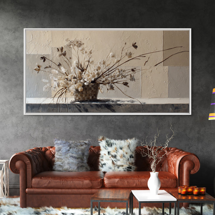 Country Landscape with Fence and Rolling Hills Framed Canvas Print, Farmhouse Art, Art Print, Farmhouse Decor, Harvest, FAR-2x1-10