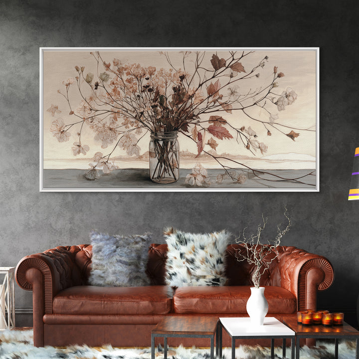 White Cow Portrait Canvas Print, Farmhouse Art, Printable Art, Farmhouse Decor, Fine Art, Harvest, Landscape Painting, FAR-2x1-69