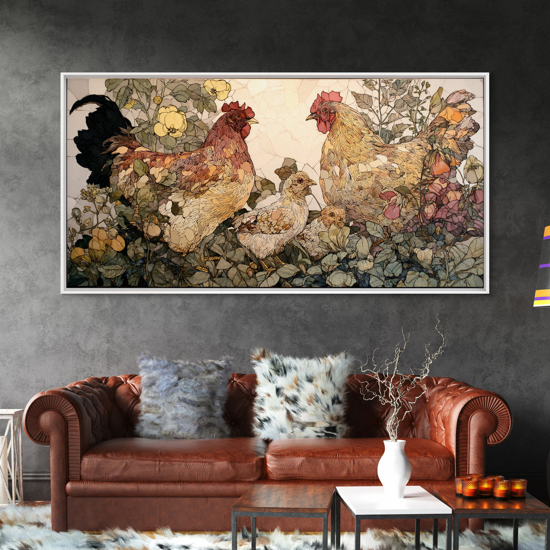 Weathered Horseshoe and Wildflowers Canvas Print, Farmhouse Art, Digital Print, Farmhouse Decor, Oil Painting, Harvest, FAR-2x1-89
