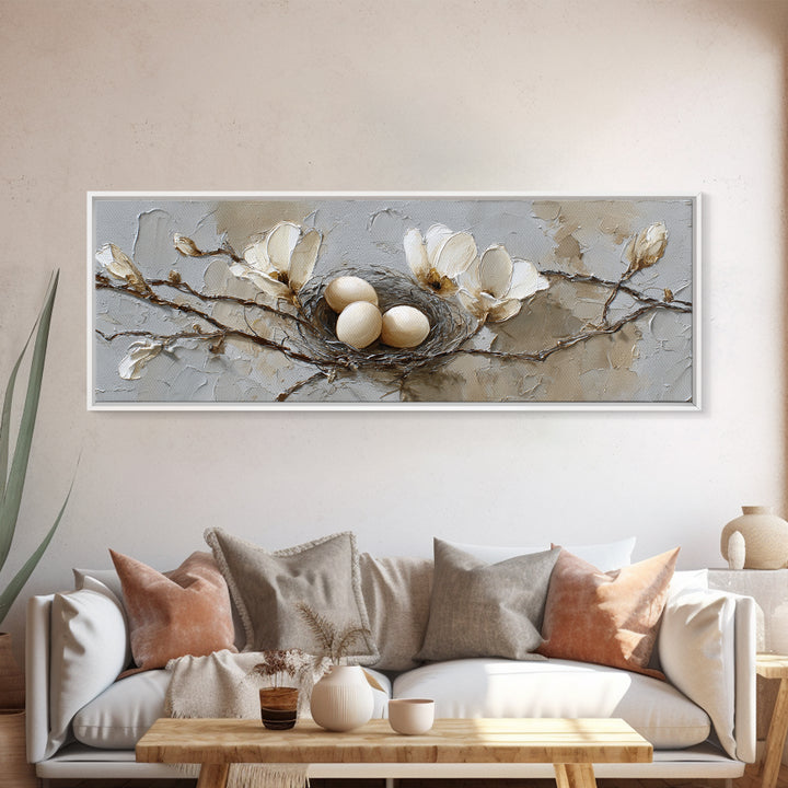 Old Milk Can Framed Canvas Print, Farmhouse Art, Landscape Art, Farmhouse Decor, Oil Painting, Harvest, Textured Painting, FAR-3x1-28