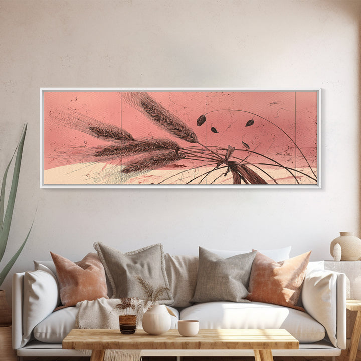 Rustic Pear Still Life on Plank Wood Canvas Print, Farmhouse Art, Art Print, Farmhouse Decor, Fine Art, Harvest, Digital Art, FAR-3x1-35