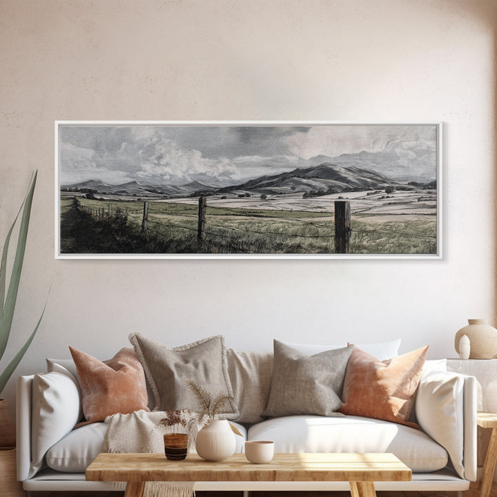 Rustic Barn in Golden Field Light Canvas Print, Farmhouse Art, Living Room Decor, Farmhouse Decor, Fine Art, Harvest, FAR-3x1-42