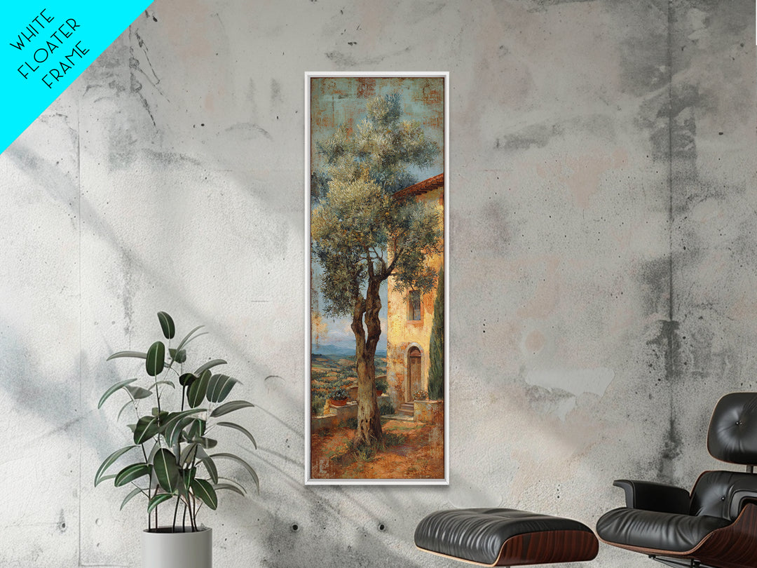 Sunlit Provence Olive Grove Canvas Print, French Country Art, Original Painting, Farmhouse Decor, Country, Coastal Wall Art, FCA-1x3-41