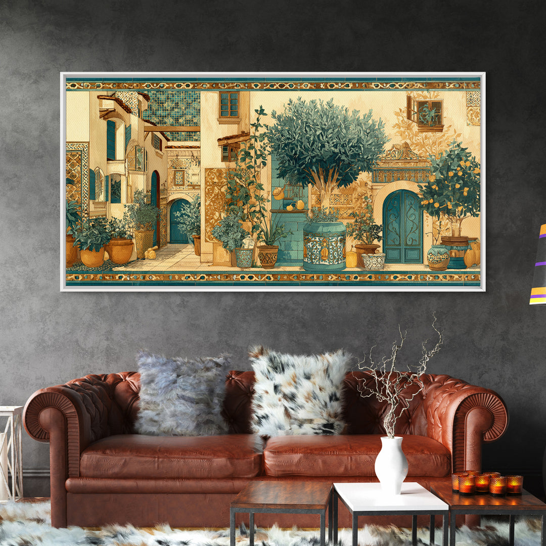 Farmhouse Kitchen Herbs Tied Canvas Print, French Country Art, Fine Art Print, Farmhouse Decor, Country, Digital Prints, FCA-2x1-57