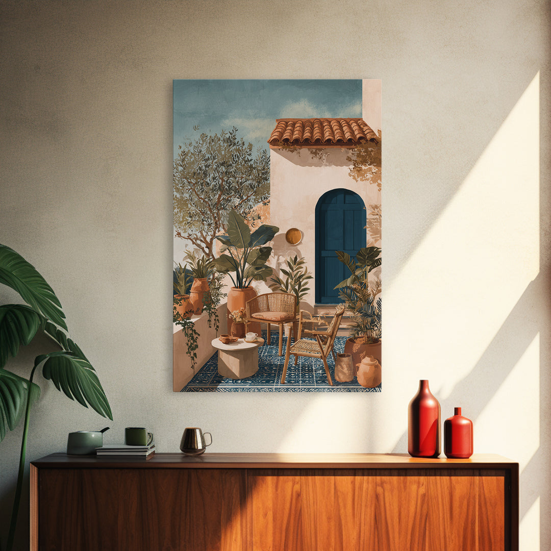 Sunlit Provence Olive Grove Canvas Print, French Country Art, Luxury Decor, Farmhouse Decor, Fine Art, Country, Oil Painting, FCA-2x3-61