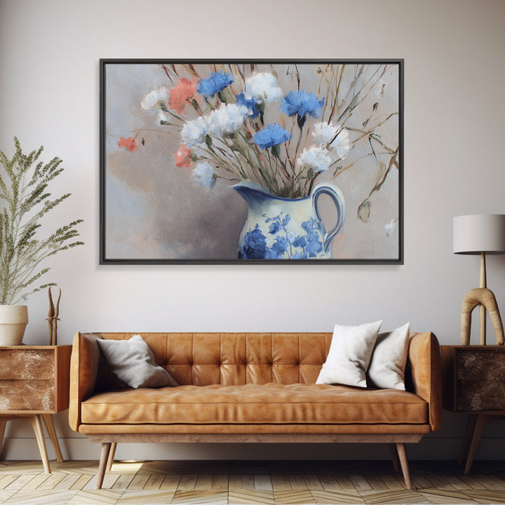 Grapes and Wine Still Life Canvas Print, French Country Art, Oil Painting, Farmhouse Decor, Country, Digital Art Prints, FCA-3x2-37