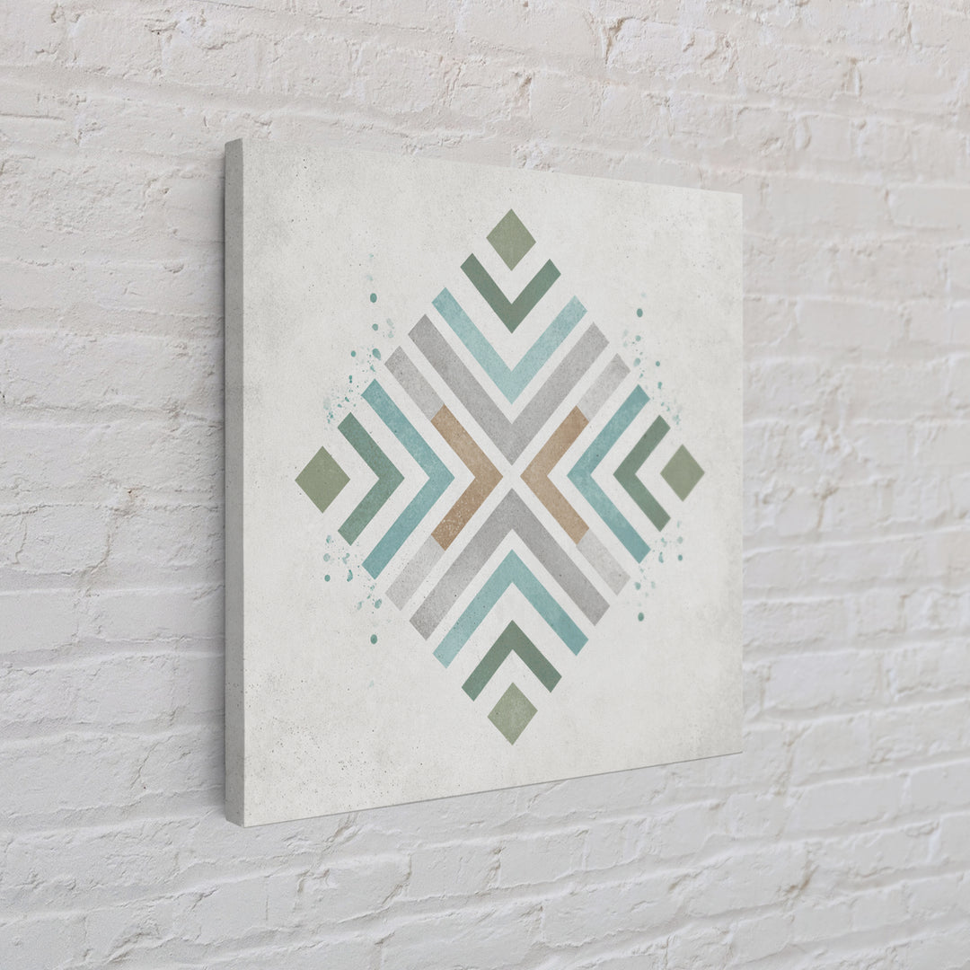 Minimal Motivational Symbol Using Arrows and Shapes Canvas Print, Fitness Studio Art, Minimalist Art Print, Gym Decor, Motion, FSA-1x1-61