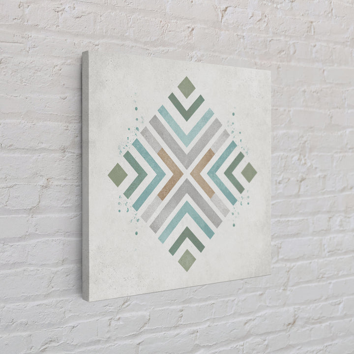 Minimal Motivational Symbol Using Arrows and Shapes Canvas Print, Fitness Studio Art, Minimalist Art Print, Gym Decor, Motion, FSA-1x1-61