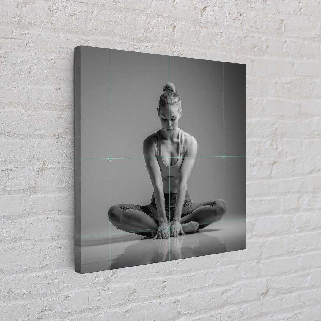 Sprinter Start Position Canvas Print, Fitness Studio Art, Pelvic Floor Art, Gym Decor, Motion, Boho Decor, Luxury Decor, FSA-1x1-86