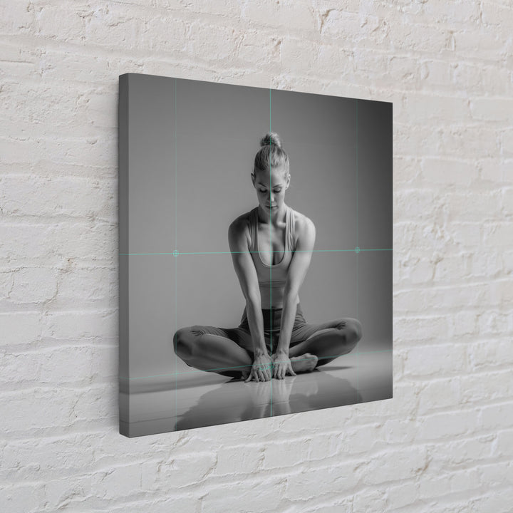 Sprinter Start Position Canvas Print, Fitness Studio Art, Pelvic Floor Art, Gym Decor, Motion, Boho Decor, Luxury Decor, FSA-1x1-86