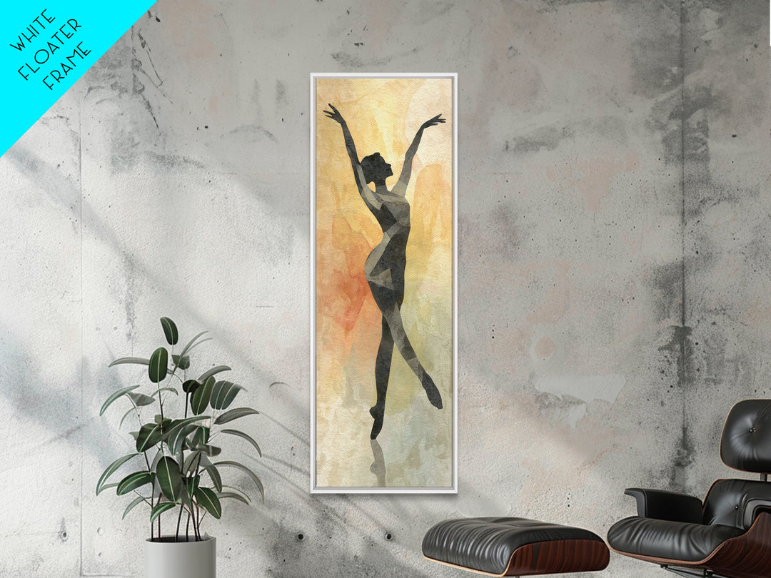 Female Athlete Stretching Canvas Print, Fitness Studio Art, Gallery Decor, Gym Decor, Fine Art, Motion, Minimalist Decor, FSA-1x3-39
