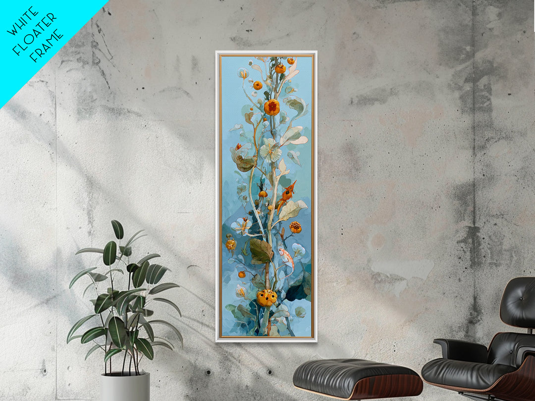 Enchanted Forest Path Glowing Canvas Print, Fairy Tale Art, Minimalist Decor, Living Room Decor, Oil Painting, Storybook, FTA-1x3-13
