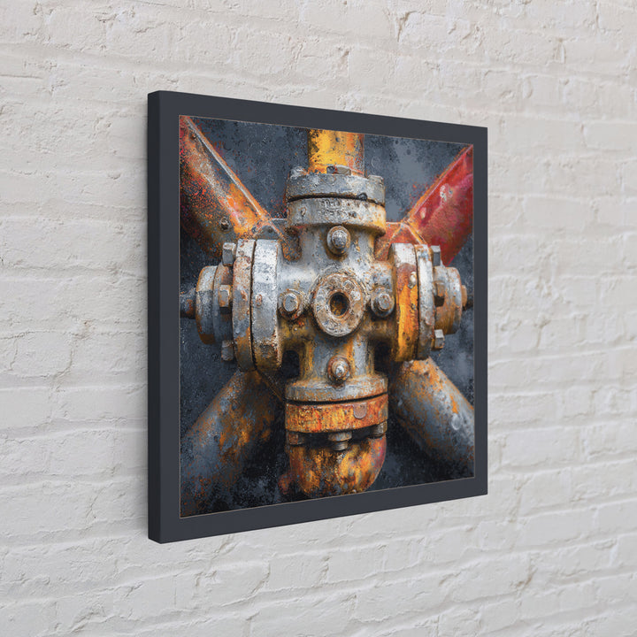 Route 66 Road Scene Without Text Canvas Print, Garage Art, Sports Posters, Garage Decor, Fine Art, Motor, Luxury Decor, GAR-1x1-17