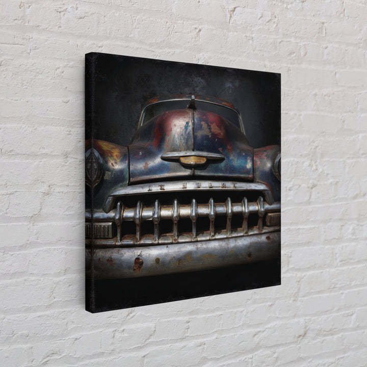 Classic Muscle Car Front Grill Canvas Print, Garage Art, Modern Decor, Garage Decor, Fine Art, Motor, Home Decor, Wall Decor, GAR-1x1-49